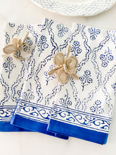 Load image into Gallery viewer, NEW Trellis Block Print Napkins
